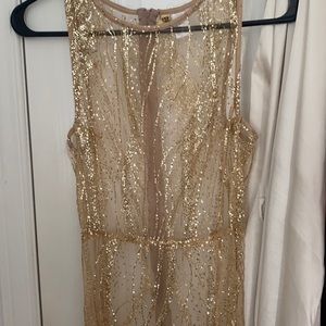 Gold dress